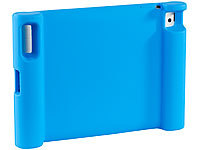 Xcase Stoßdämpfende Silikon-Schutzhülle für iPad 2, 3 & 4, blau