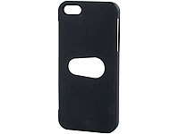 Xcase Schutzhülle mit Kartenfach für iPhone 5/5s/SE, schwarz; iPhone-5-Hüllen iPhone-5-Hüllen 