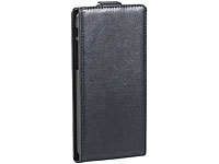 Xcase Stilvolle Klapp-Schutztasche für iPhone 5/5s/SE, schwarz; iPhone-5-Hüllen iPhone-5-Hüllen 