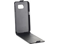 Xcase Stilvolle Klapp-Schutztasche für Samsung Galaxy S6, schwarz; Schutz-Hüllen Schutz-Hüllen 