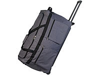 Xcase Faltbare XXL-Reisetasche mit Trolley-Funktion & Teleskop-Griff, 160 l; Wasserdichte Packsäcke Wasserdichte Packsäcke Wasserdichte Packsäcke Wasserdichte Packsäcke 