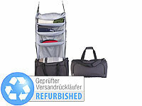 Xcase Faltbare Reisetasche, integriertem Wäsche-Organizer, Versandrückläufer; Faltbare Trolley-Reisetaschen, Koffer-Organizer zum HängenReise-Organizer für Kosmetik 