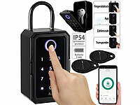 Xcase Smarter Schlüssel-Safe, Touch-PIN, Fingerprint, Transponder, Bluetooth; Tresore mit Zahlenschloss Tresore mit Zahlenschloss Tresore mit Zahlenschloss Tresore mit Zahlenschloss 