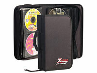 Xcase 2er-Set CD/DVD/BD-Taschen für je 120 CD/DVD/BDs; CD/DVD-Koffer, Festplatten-Schutztaschen CD/DVD-Koffer, Festplatten-Schutztaschen CD/DVD-Koffer, Festplatten-Schutztaschen 