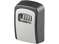 Xcase Mini-Schlüssel-Safe zur Wandmontage 1-mm-Aluminium Zahlenschloss 