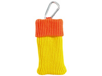 Xcase Handysocke "gelb/orange" mit Karabiner