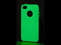 Xcase Elegante Schutzhülle für iPhone 4/4s, "glow-in-the-dark"; Schutzhüllen für iPhones 5/5s/SE 