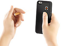 Xcase Smartphone-Hülle m. Zigarettenanzünder für iPhone 5/5s/SE, schwarz; CD/DVD-Taschen 