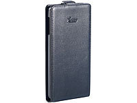 Xcase Stilvolle Klapp-Schutztasche für Samsung Note3, schwarz