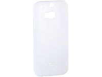Xcase Ultradünnes Schutzcover für HTC One (M8) weiß, 0,3 mm; Schutzhüllen für iPhones 4/4s 