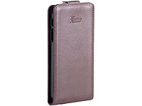 Xcase Stilvolle Klapp-Schutztasche für iPhone 4, 4s, braun; Schutzhüllen für iPhones 5/5s/SE Schutzhüllen für iPhones 5/5s/SE Schutzhüllen für iPhones 5/5s/SE 