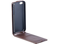 Xcase Stilvolle Klapp-Schutztasche für iPhone 5c, braun; Schutzhüllen für iPhones 5/5s/SE Schutzhüllen für iPhones 5/5s/SE Schutzhüllen für iPhones 5/5s/SE Schutzhüllen für iPhones 5/5s/SE 