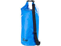 Xcase Wasserdichter Packsack 25 Liter, blau, aus strapazierfähiger Lkw-Plane; Koffer-Organizer zum Hängen Koffer-Organizer zum Hängen Koffer-Organizer zum Hängen Koffer-Organizer zum Hängen 