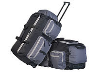 Xcase 2er-Set faltbare XL-Reisetaschen mit Trolley-Funktion & Teleskop-Griff