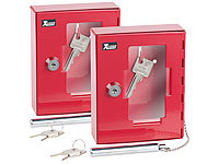 Xcase 2er Pack Profi-Notschlüssel-Kasten mit Einschlag-Klöppel &Sicherheits; Schutzhüllen für Koffer Schutzhüllen für Koffer Schutzhüllen für Koffer 