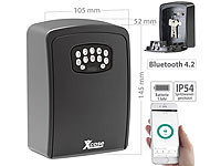 Xcase Mini-Schlüssel-Safe SAF-100.app mit Bluetooth und App, IP54; Tresore mit Zahlenschloss 