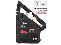 Xcase Crossbody-Tasche mit 3 Fächern, RFID & NFC-Blocker, unisex, schwarz; Notebooktaschen Notebooktaschen Notebooktaschen Notebooktaschen 