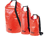 Xcase Urlauber-Set wasserdichte Packsäcke 16/25/70 Liter, rot; Koffer-Organizer zum Hängen Koffer-Organizer zum Hängen Koffer-Organizer zum Hängen 