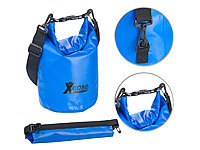 Xcase Wasserdichter Packsack, strapazierfähige Industrie-Plane, 5 l, blau; Koffer-Organizer zum Hängen Koffer-Organizer zum Hängen Koffer-Organizer zum Hängen 