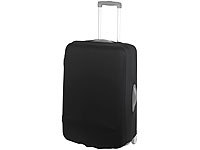 Xcase Elastische Schutzhülle für Koffer bis 66 cm Höhe, Größe XL, schwarz