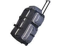 Xcase Faltbare XL-Reisetasche mit Trolley-Funktion & Teleskop-Griff, 72 l