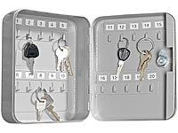 Xcase Stahl-Schlüsselschrank für 20 Schlüssel mit 2 Sicherheitsschlüsseln; Tresore mit Zahlenschloss Tresore mit Zahlenschloss Tresore mit Zahlenschloss Tresore mit Zahlenschloss 