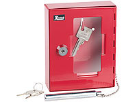 Xcase Profi-Notschlüssel-Kasten mit Einschlag-Klöppel & Sicherheits-Schloss; Schutzhüllen für Koffer Schutzhüllen für Koffer Schutzhüllen für Koffer 