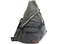 Xcase Rucksack Z-Bag aus wasserabweisendem Gewebe, anthrazit; Schultertaschen Schultertaschen 