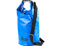 Xcase Wasserdichter Packsack 16 Liter, blau; Koffer-Organizer zum Hängen Koffer-Organizer zum Hängen Koffer-Organizer zum Hängen 