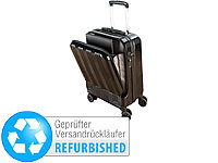 Xcase Handgepäck-Trolley mit Laptop-Fach, Versandrückläufer; Staub- und wasserdichte Mini-Koffer, Schutzhüllen für Koffer 