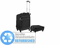 Xcase Ultraleichter Reise-Trolley mit 46 Litern Volumen, Versandrücläufer; Faltbare Trolley-Reisetaschen, Reise-Trolleys 