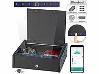 Xcase Smarter Tresor mit biometrischer Fingerabdruckerkennung, App; Mini-Schlüssel-Safe mit Bluetooth und App Mini-Schlüssel-Safe mit Bluetooth und App Mini-Schlüssel-Safe mit Bluetooth und App Mini-Schlüssel-Safe mit Bluetooth und App 