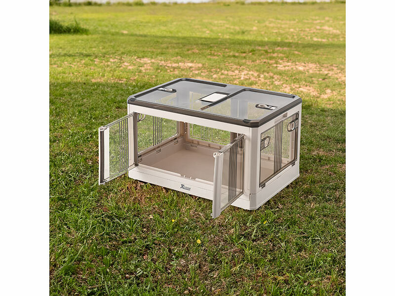 ; Faltbare Aufbewahrungsboxen mit Deckel, MDF-Ablage und seitlichen Klappen, transparent Faltbare Aufbewahrungsboxen mit Deckel, MDF-Ablage und seitlichen Klappen, transparent Faltbare Aufbewahrungsboxen mit Deckel, MDF-Ablage und seitlichen Klappen, transparent Faltbare Aufbewahrungsboxen mit Deckel, MDF-Ablage und seitlichen Klappen, transparent 