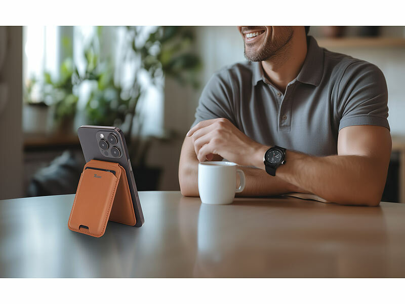 ; RFID-Kartenetuis, Kartenhalter Wallets mit Magsafe, braun, für bis zu 3 Karten kompatibel RFID-Kartenetuis, Kartenhalter Wallets mit Magsafe, braun, für bis zu 3 Karten kompatibel RFID-Kartenetuis, Kartenhalter Wallets mit Magsafe, braun, für bis zu 3 Karten kompatibel 