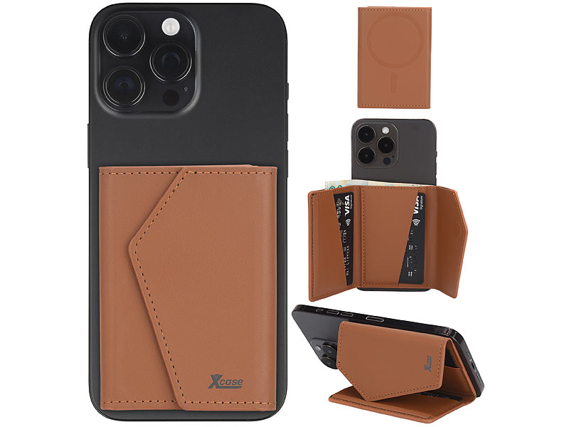 ; RFID-Kartenetuis, Kartenhalter Wallets mit Magsafe, braun, für bis zu 3 Karten kompatibel RFID-Kartenetuis, Kartenhalter Wallets mit Magsafe, braun, für bis zu 3 Karten kompatibel RFID-Kartenetuis, Kartenhalter Wallets mit Magsafe, braun, für bis zu 3 Karten kompatibel 