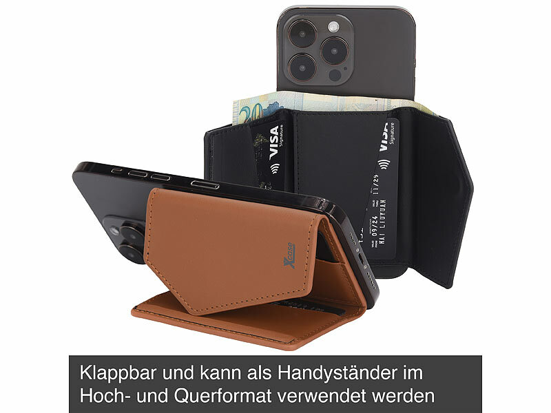 ; RFID-Kartenetuis, Kartenhalter Wallets mit Magsafe, braun, für bis zu 3 Karten kompatibel RFID-Kartenetuis, Kartenhalter Wallets mit Magsafe, braun, für bis zu 3 Karten kompatibel RFID-Kartenetuis, Kartenhalter Wallets mit Magsafe, braun, für bis zu 3 Karten kompatibel 