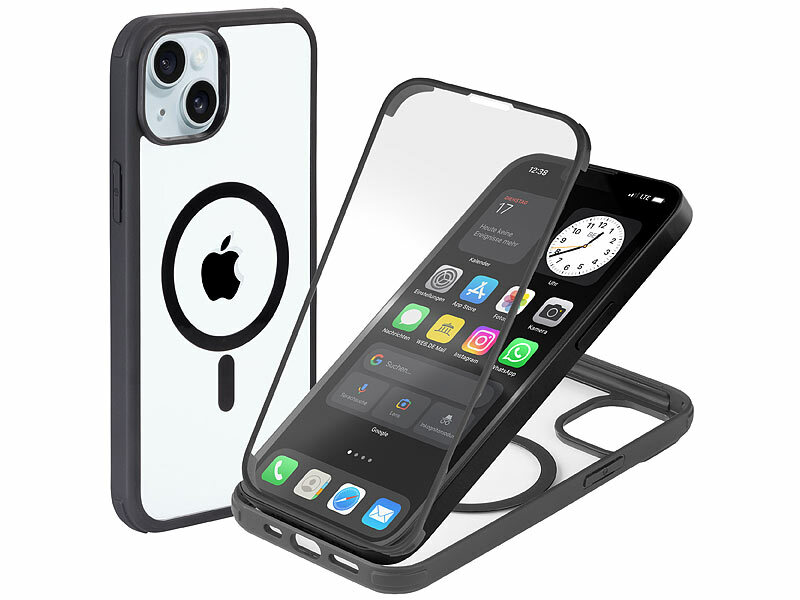 ; Transparente MagSafe-Hybrid-Hülle für iPhone 15 Transparente MagSafe-Hybrid-Hülle für iPhone 15 Transparente MagSafe-Hybrid-Hülle für iPhone 15 