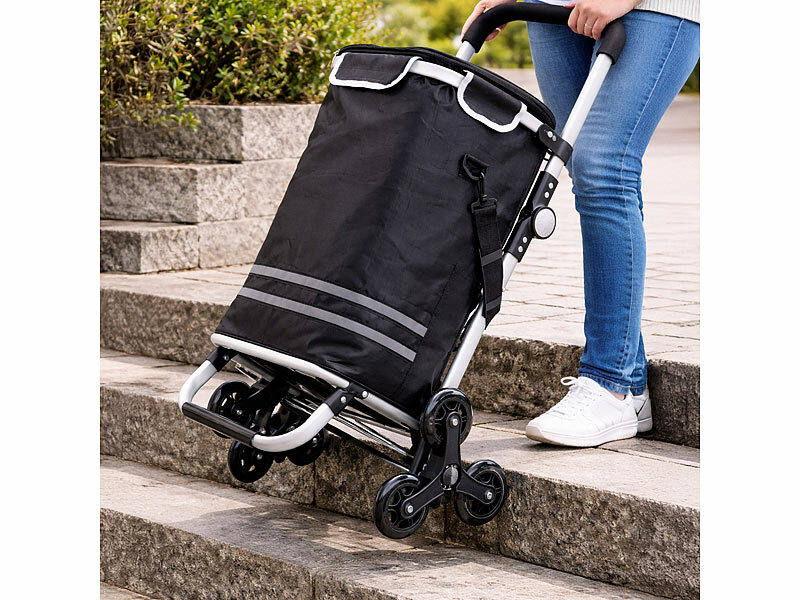; Faltbare Bollerwagen, 2in1-Einkaufs-Tasche mit abnehmbarem Trolley und Kühltasche Faltbare Bollerwagen, 2in1-Einkaufs-Tasche mit abnehmbarem Trolley und Kühltasche 