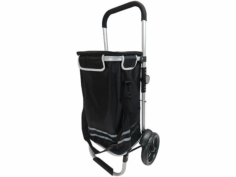 ; Faltbare Bollerwagen, 2in1-Einkaufs-Tasche mit abnehmbarem Trolley und KühltascheSackkarren Faltbare Bollerwagen, 2in1-Einkaufs-Tasche mit abnehmbarem Trolley und KühltascheSackkarren