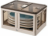 ; Faltbare Aufbewahrungsboxen mit Deckel, MDF-Ablage und seitlichen Klappen, transparent Faltbare Aufbewahrungsboxen mit Deckel, MDF-Ablage und seitlichen Klappen, transparent Faltbare Aufbewahrungsboxen mit Deckel, MDF-Ablage und seitlichen Klappen, transparent Faltbare Aufbewahrungsboxen mit Deckel, MDF-Ablage und seitlichen Klappen, transparent 