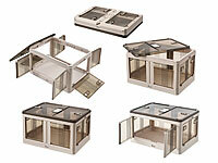 ; Faltbare Aufbewahrungsboxen mit Deckel, MDF-Ablage und seitlichen Klappen, transparent Faltbare Aufbewahrungsboxen mit Deckel, MDF-Ablage und seitlichen Klappen, transparent Faltbare Aufbewahrungsboxen mit Deckel, MDF-Ablage und seitlichen Klappen, transparent Faltbare Aufbewahrungsboxen mit Deckel, MDF-Ablage und seitlichen Klappen, transparent 
