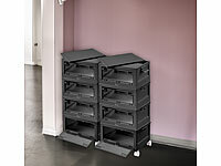 Xcase Kiste mit Deckel, Kiste mit Deckel Kunststoff