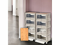 Xcase Camping-Aufbewahrungsbox, Kunststoff-Boxen transparent