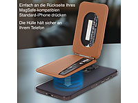 ; RFID-Kartenetuis, Kartenhalter Wallets mit Magsafe, braun, für bis zu 3 Karten kompatibel RFID-Kartenetuis, Kartenhalter Wallets mit Magsafe, braun, für bis zu 3 Karten kompatibel RFID-Kartenetuis, Kartenhalter Wallets mit Magsafe, braun, für bis zu 3 Karten kompatibel 
