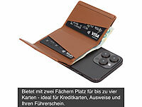 ; RFID-Kartenetuis, Kartenhalter Wallets mit Magsafe, braun, für bis zu 3 Karten kompatibel RFID-Kartenetuis, Kartenhalter Wallets mit Magsafe, braun, für bis zu 3 Karten kompatibel RFID-Kartenetuis, Kartenhalter Wallets mit Magsafe, braun, für bis zu 3 Karten kompatibel 