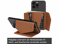 ; RFID-Kartenetuis, Kartenhalter Wallets mit Magsafe, braun, für bis zu 3 Karten kompatibel RFID-Kartenetuis, Kartenhalter Wallets mit Magsafe, braun, für bis zu 3 Karten kompatibel RFID-Kartenetuis, Kartenhalter Wallets mit Magsafe, braun, für bis zu 3 Karten kompatibel 