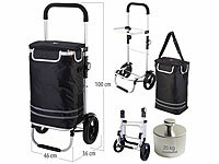 ; Faltbare Bollerwagen, 2in1-Einkaufs-Tasche mit abnehmbarem Trolley und KühltascheSackkarren Faltbare Bollerwagen, 2in1-Einkaufs-Tasche mit abnehmbarem Trolley und KühltascheSackkarren