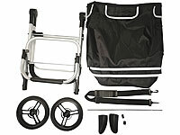 ; Faltbare Bollerwagen, 2in1-Einkaufs-Tasche mit abnehmbarem Trolley und KühltascheSackkarren Faltbare Bollerwagen, 2in1-Einkaufs-Tasche mit abnehmbarem Trolley und KühltascheSackkarren