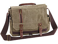 Xcase Canvas Laptoptasche, Herrentasche, Messenger Tasche