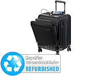 Xcase Reise Koffer, Cabin-Koffer, Koffer mit Dehnungsfalte